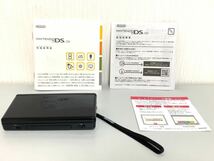 1円〜 ニンテンドーDS Lite ジェットブラック 本体 通電のみ確認 ジャンク品_画像1