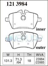 M1213984 DIXCEL Mタイプ ブレーキパッド フロント用 BMW MINI PACEMAN(R61) SS16/SS16CA/RS20 2013/3～ COOPER/COOPER ALL4/COOPER D_画像2