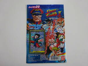 ストリートファイターⅡスペシャル　STREET FIGHTER　カードダス20　台紙　1994年　　B05-4