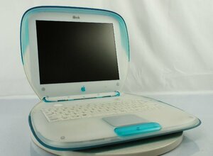 ジャンク扱い レトロ 希少 レア クラムシェル ブルー iBook G3 M2453 ノート PC パソコン machintosh mac アップル S081803