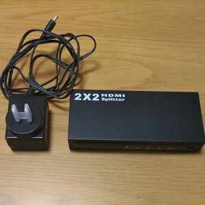 サンワサプライ　2出力2入力HDMI切替分配器　400-SW009