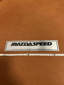  Japan domestic regular goods that time thing genuine article not for sale MAZDA SPEED CLUB MEMBERS Mazda Speed Club member z sticker rare rare SA FC FD