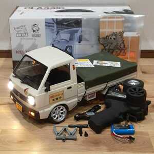 ☆ WPL D12 軽トラ ドリフト オンボロモータース ジャイロ 即ドリ 車高調整 スズキ キャリー ☆