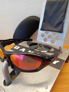 【美品♪偏光♪】黒偏光レンズおまけ/モンスタードッグ/オークリー/oakley/monster dog/検サングラス 釣り ランニング 自転車