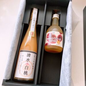 岡山県特産 白桃&パッションフルーツジュースセット