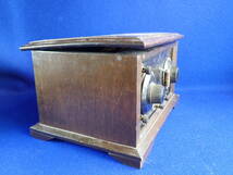 ☆古いラジオ・鉱石ラジオ・ラジオ・木製・時代物・美品です。　ケー３１_画像4