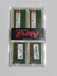 キングストン Kingston FURY デスクトップPC用メモリ DDR4 2666MHz 16GBx2枚？　現状品