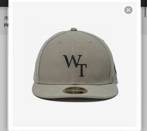 21AW WTAPS 59FIFTY LOW PROFILE/CAP POLY.TWILL.NEWERA BEIGE L 1/2 212NENED-HT01 ダブルタップス　ニューエラ 