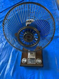 富山発 NATIONAL レトロ ナショナル扇風機 ・昭和レトロ・当時物・高級機種・木目調 現状渡し動作確認済 売切