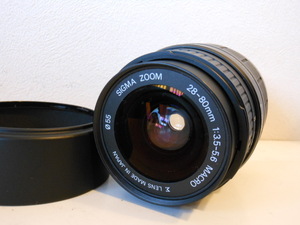 ☆希少外観美品☆Sigma 　シグマ　 28-80mｍ　 F3.5-5.6 Macro　Canon　 即日発送　AF不良