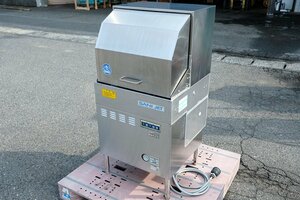 サニジェット 日本洗浄機 食器洗浄機 SD 64 EA6 3相200V 60hz 2014年製 業務用 飲食 厨房 回転ドアタイプ W600 D600 H1280mm