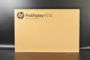▼新品 未開封 HP ProDisplay P232 23型TFTモニター 2018年製 1920ｘ1080 フルHD 入力端子：D-Sub×1/DisplayPort×1⑧