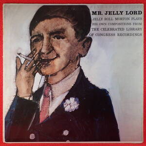 1円開始★神洗浄【ギガレア★US完オリ★RIVERSIDE 青小 両溝】★JELLY ROLL MORTON/MR.JELLY LORD★Robert Andrew Parkerカバ-★ピアノ名盤