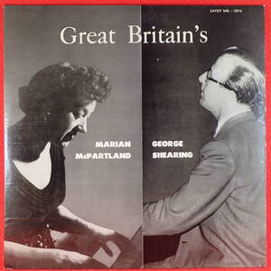 1円開始★神洗浄【ギガレア★希少プロモ+美品★US完オリ SAVOY 赤 両溝】★MARIAN McPARTLAND+GEORGE SHEARING/GREAT BRITAIN'S★最高音質