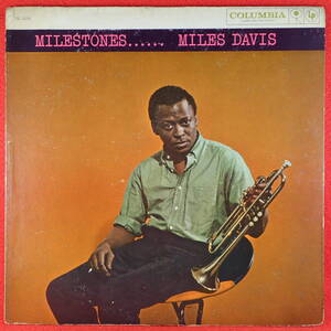 1円開始★神洗浄【家宝級レア★US完オリ★COLUMBIA★MONO★6EYE★CBS無 マト1 両溝】★MILES DAVIS/MILESTONES★JOHN COLTRANE,RED GARLAND