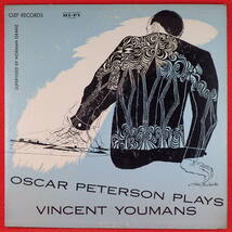 1円開始★神洗浄【ギガレア★奇跡の美盤+重量盤208g★US完オリ CLEF 艶TP 両溝】★OSCAR PETERSON/PLAYS VINCENT YOUMANS★Herb Ellis★DSM_画像1