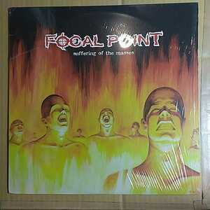 focal point「suffering of the masses」米オリジナルLP 1996年★★hardcore heavy metal rock nyhc　sxex