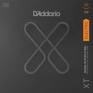 7弦用 D'Addario XTE1059 XT Nickel 010-059 ダダリオ コーティング弦 エレキギター弦