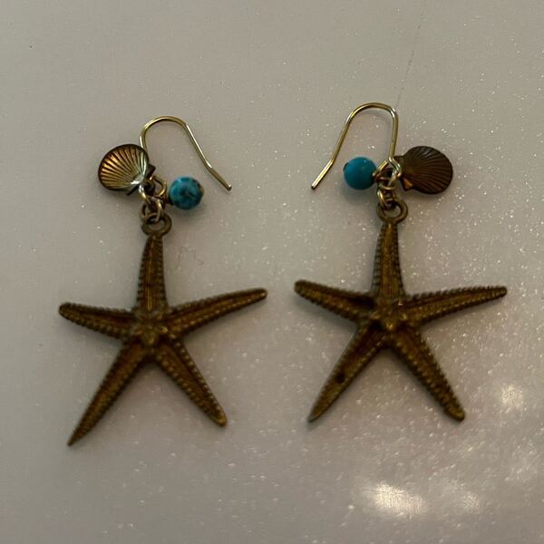 ☆貝殻とヒトデのピアス☆