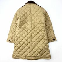 エディーバウアー ☆ Eddie Bauer ☆ 美品 レディース キルティング ジャケット ダウン コート ベージュ グラウン S 気品ある大人◎■S195_画像3