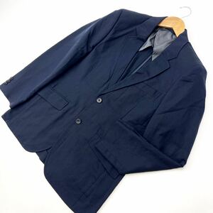 エディーバウアー ☆ Eddie Bauer ソロテックス生地 紺 ジャケット 紺ブレ テーラードジャケット XS ネイビー 春夏秋 快適素材♪■S307