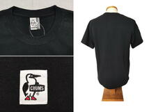 【送料185円】 CHUMS チャムス 半袖Tシャツ Mini CHUMS Logo (S) ブラック / ch01-1837_画像4