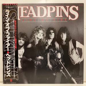 ★即決231009 Headpins ヘッドピンズ Line Of Fire 日本盤 完品 VIL6104 