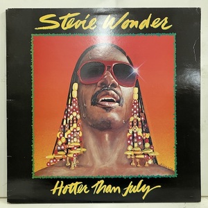 ★即決 LP Stevie Wonder / Hotter Than July d0195 スウェーデン・オリジナル Master Blaster、Happy Birthday 収録