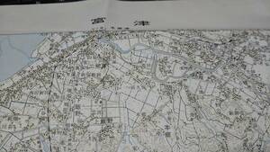 古地図 　富津　千葉県　　地図　地形図　資料　46×57cm　　明治41年測量　　昭和52年印刷　発行　A　