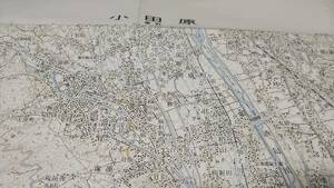 古地図 　小田原　神奈川県　　地図　地形図　資料　46×57cm　　明治18年測量　　昭和53年印刷　発行　A　