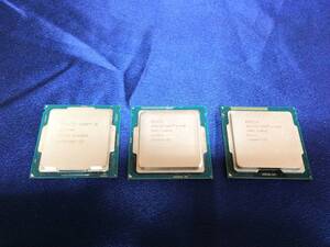 デスクトップPC用 CPU core i5 7500 4590 3450 3個セット 現状 ジャンク扱い 激安スタ!!