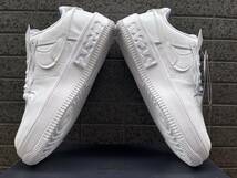 ◆モデル出品◆新品 メンズ27.5cm ナイキ エアフォース1 FONTANKA トリプルホワイト レザースニーカー 白靴 NIKE W AIR FORCE 1 FONTANKA_画像6