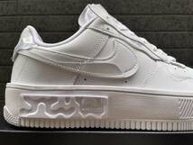 ◆モデル出品◆新品 メンズ27.5cm ナイキ エアフォース1 FONTANKA トリプルホワイト レザースニーカー 白靴 NIKE W AIR FORCE 1 FONTANKA_画像2