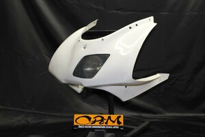 ORM製 ヤマハ TZR TZM 50 共通 片目耐久アッパーカウル ワイドナックル FRP ライト付