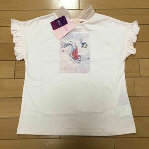  new goods * Mezzo Piano × Disney * Ariel short sleeves T-shirt 140 regular price 9130 jpy 