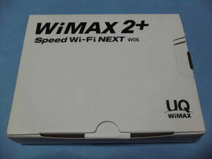 ★＿＿＿Speed Wi-Fi NEXT W06（HWD37）　モバイルルーター　ブラック×ブルー＿＿＿UQ WiMAX