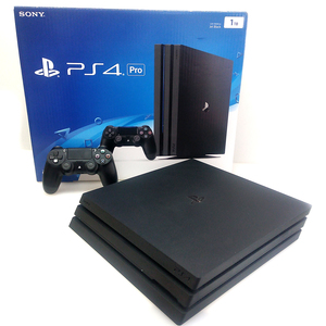 Y0811 SONY PlayStation4 PS4 Pro プレステ4 CUH7000B ジェット ブラック 1TB ソニー ゲーム機