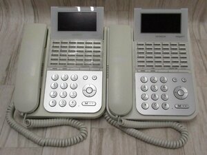 Ω XI2 4509 保証有 16年製 日立 HITACHI integral-F 36ボタン電話機 ET-36iF-SDW 2台セット ・祝10000！取引突破！