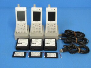 Ω XG2 4560 保証有 東17年製 NTT デジタルコードレス電話機 EPH01-D8PSS＜＞ 3台セット 初期化済 電池付 ・祝10000！取引突破！