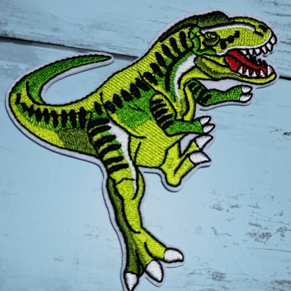 アイロンワッペン ダイナソー 恐竜 刺繍ワッペン