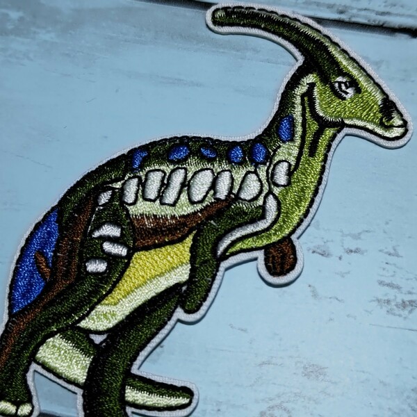 アイロンワッペン 刺繍ワッペン ダイナソー 恐竜