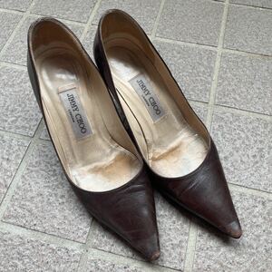 ジミーチュウ　ROMY パンプス ブラウン　22.5cm 35 JIMMY CHOO