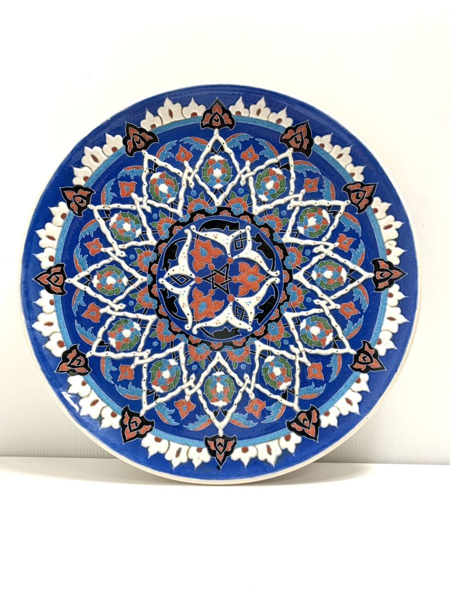 飾り皿 ヨーロッパ壁掛け ハンドメイド 陶器 ●, タペストリ, 壁掛け, タペストリ, その他