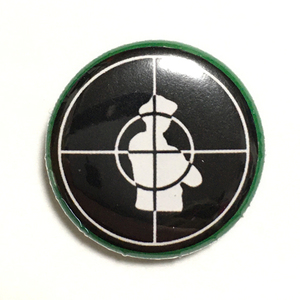 25mm 缶バッジ Public Enemy パブリックエナミー Hip Hop Def jam chuck D King Of Rock
