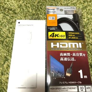 APPLE MD826AM/A & HDMIケーブル1m 4K対応のプレミアムHDMI の2点セット