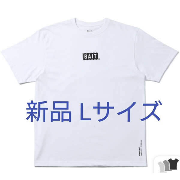 【新品】BAIT ボックスロゴ 白tシャツ【本物】