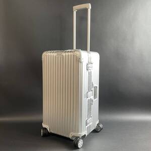 高級 RIMOWA リモワ トパーズ スポーツ 3バックル 89L 4輪 スーツケース トランク シルバー フレーム ジュラルミン カナダ製 アルミニウム