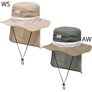 ●ヘリーハンセン 日除けたれ付き サンシェード キッズ ベージュ カーキ 51~53 AW 帽子 フィールダーハット SS201