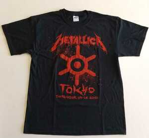 【古着】 メタリカ 2010年ツアーTシャツ Lサイズ METALLICA 10年代 バンドTシャツ 【送料最安185円】