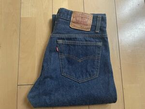 LEVI'S Levi's 501 USA производства 90's vintage Vintage w33 темно синий прекрасный товар 